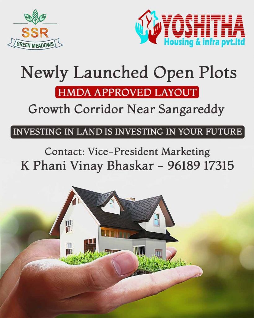 Newly Launched open plots near Sangareddy, Kothlapur.
